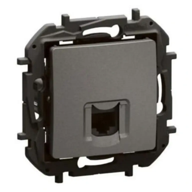 Розетка rj45 cat6 ftp, new niloe, legrand, сив, NP4302MG