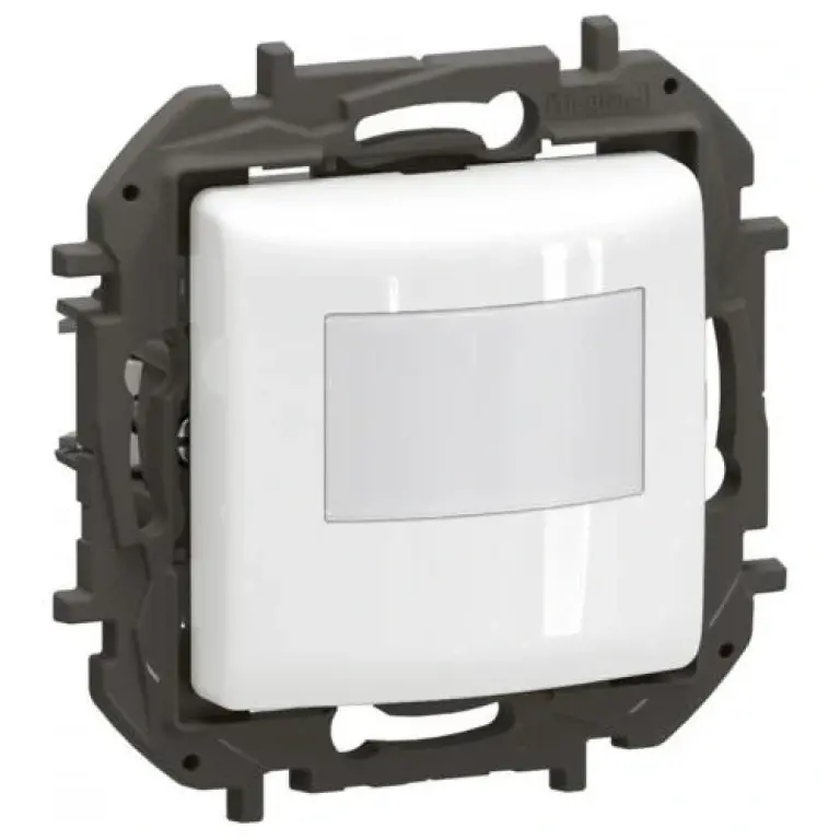 ключ със сензор за движение за led лампи от 2 до 100w, без неутрала, new niloe, legrand, бял, NP2512WH