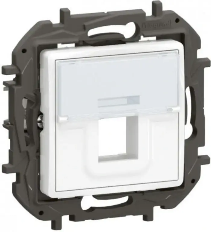 розетка rj45 двойна, new niloe, legrand, бял, NP170WH