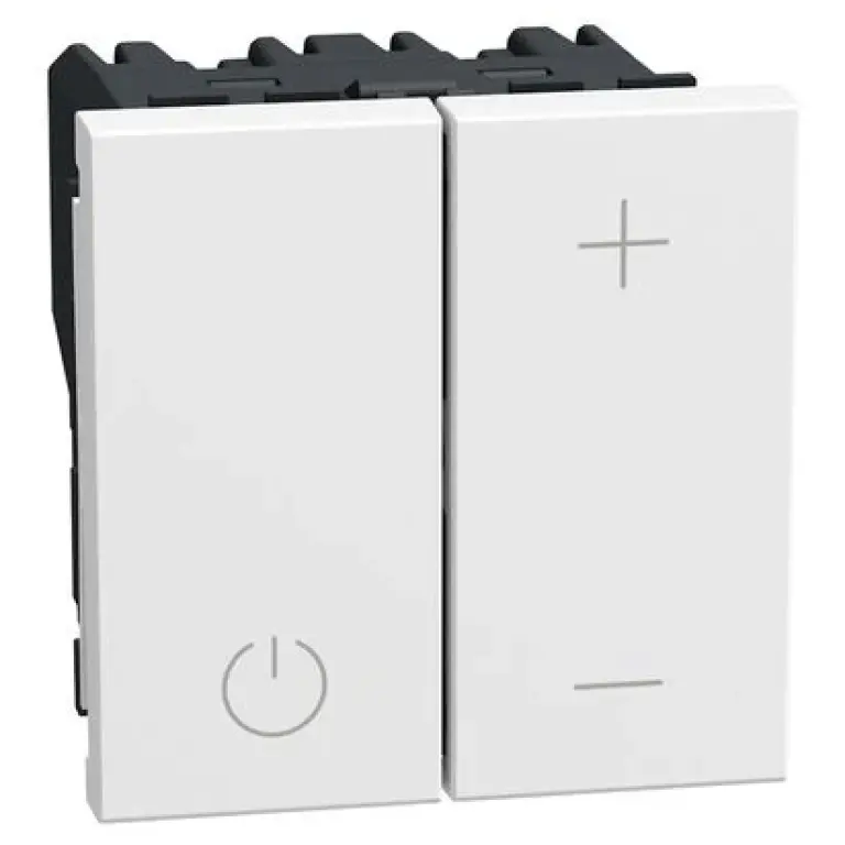 Бутонен димер за баласт 0-10V, 2мод. бял, ,light now, bticino, YW4410