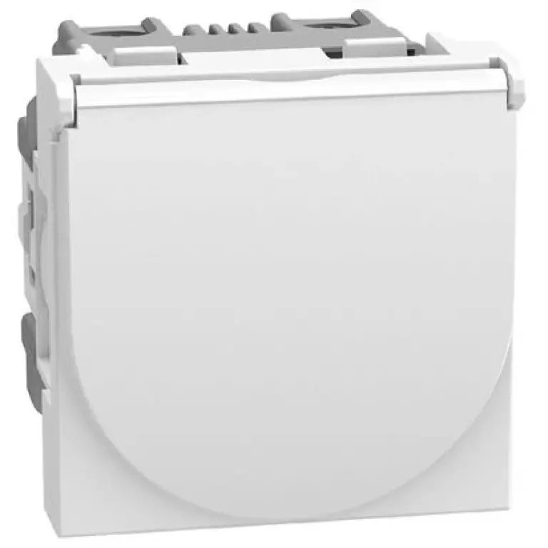 Контакт с капаче 16A с винтови клеми, 2мод. бял, light now, bticino, YW4141P