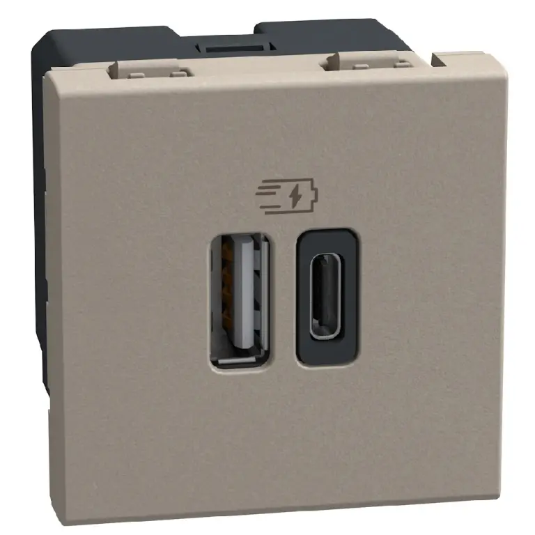 USB CHARGER AC ,light now, bticino, YG4287C2
