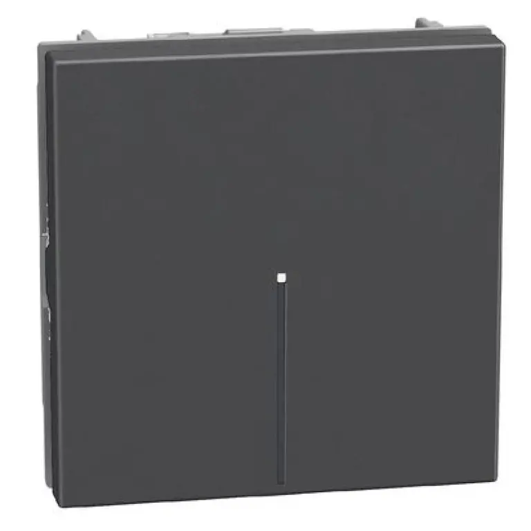 Еднополюсен ключ аксиален 2мод. графит, light now, bticino, YD4051M2A