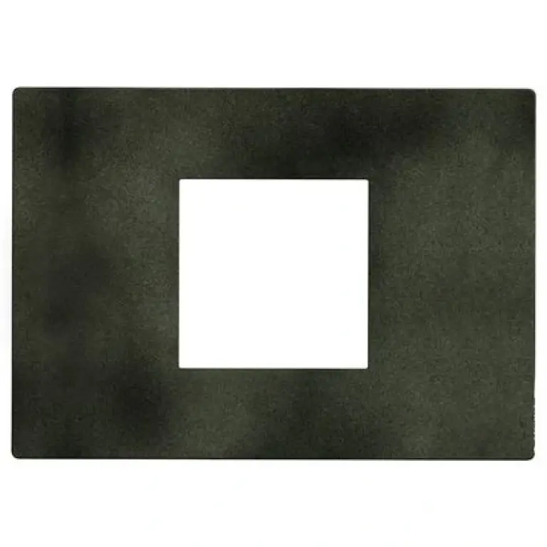 Рамка 2мод. зелен меланж/dark green, light now, bticino, YA4819DG