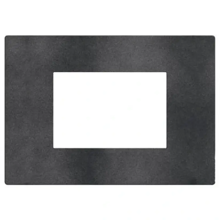 Рамка 3мод. Сив меланж/dark grey, light now, bticino, YA4803DS