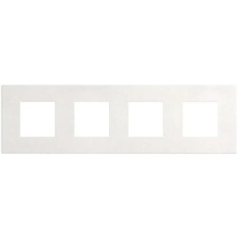Рамка 4X2мод. еко бял/white fiber, light now, bticino, YA4802M4WV