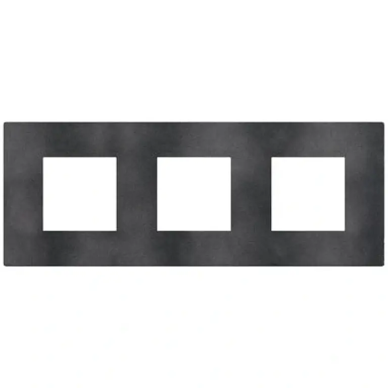 Рамка 3X2мод. сив меланж/dark grey, light now, bticino, YA4802M3DS