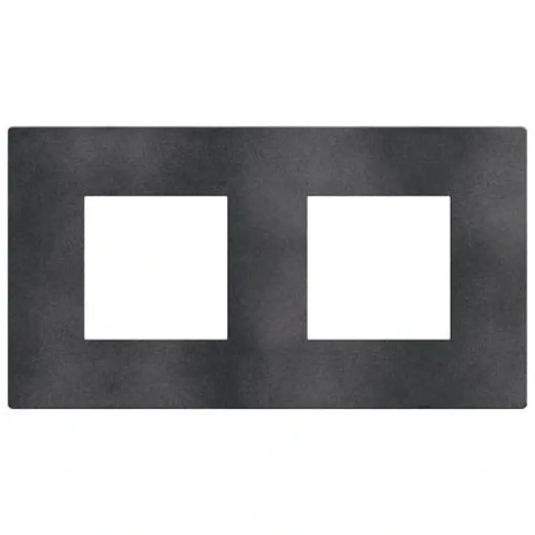 Рамка 2X2мод. сив меланж/dark grey, light now, bticino, YA4802M2DS