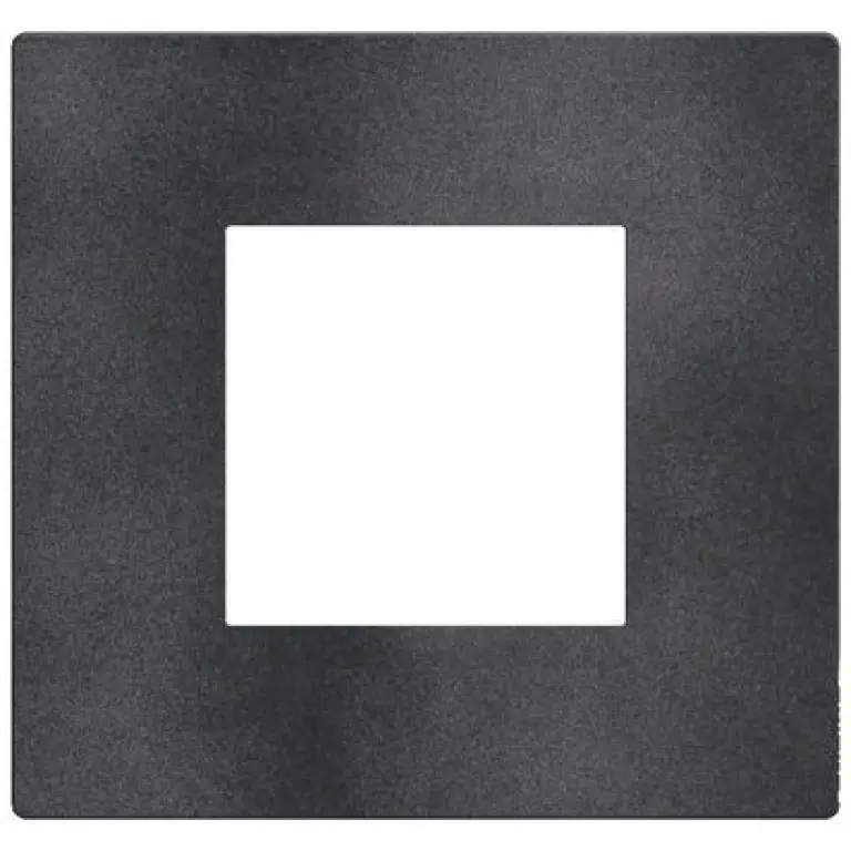 Рамка 2мод. сив меланж/dark grey, light now, bticino, YA4802DS