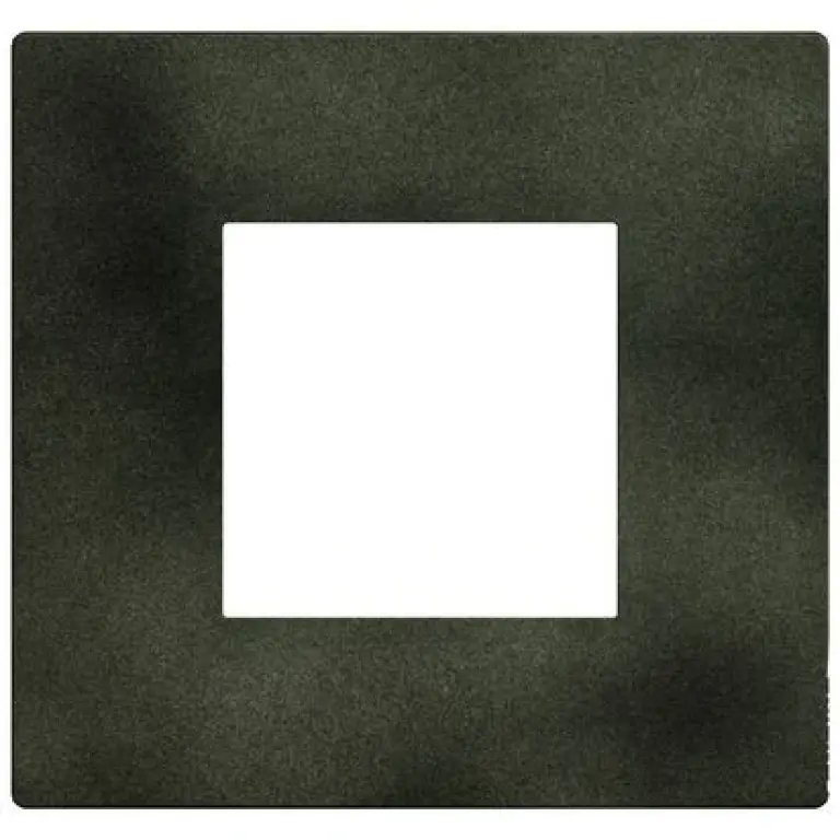 Рамка 2мод. зелен меланж/dark green, light now, bticino, YA4802DG