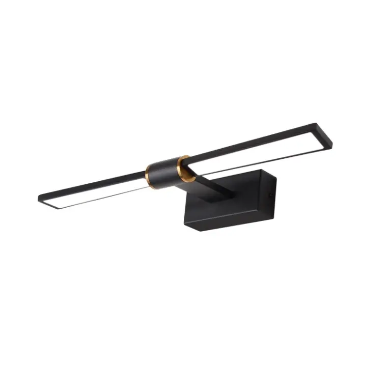 Аплик papigion, черен, aca lighting, led 8w, 3000k, 520lm, pn1403ledw41bk