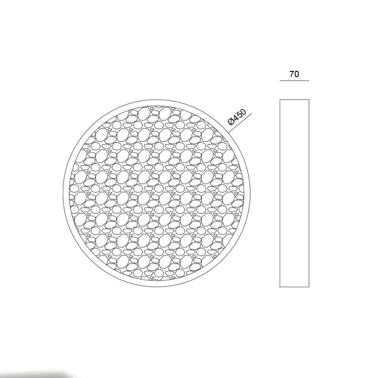 Аплик mond, бял, aca lighting, led 24w, 3000k, 680lm, g8583led