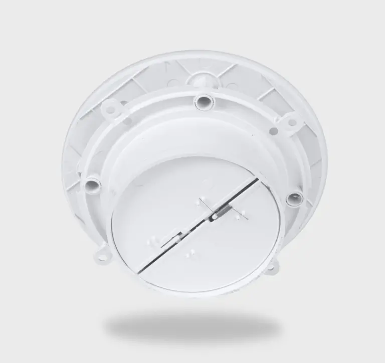 (copy) вентилатор за баня, бял мат, mmotors, Ф100, 169m/h3, 18w, кръгъл с клапа, 1884