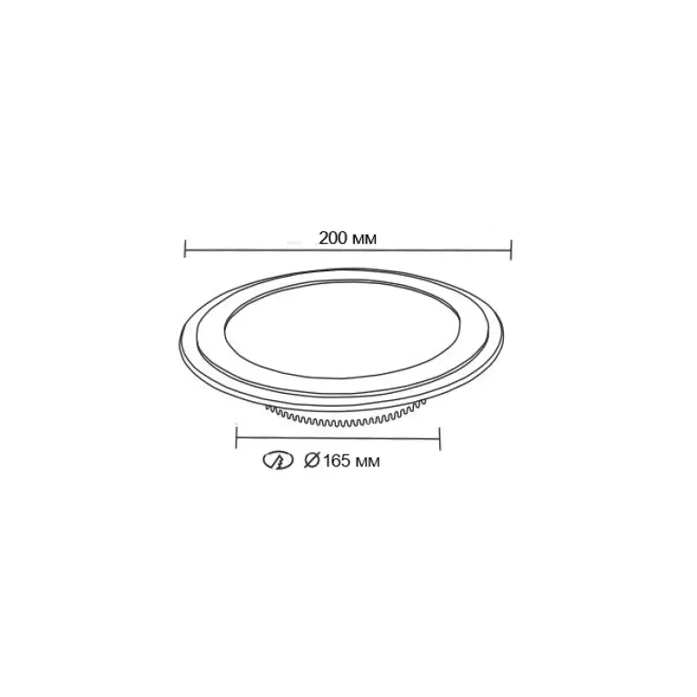 Led панел за вграждане стъкло, бял, lena-rg, vito, 16w, 4000k, 1520lm, 2023470