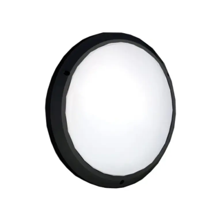 плафон орион 102, пластмаса, ip54, 1xe27, черен, atra, 3135