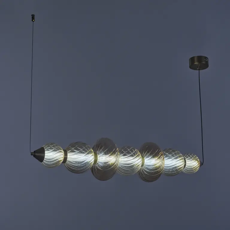 Пендел Tauren, мат злато, elbulgaria, led 9w, 770lm, CCT, 4400/L GD