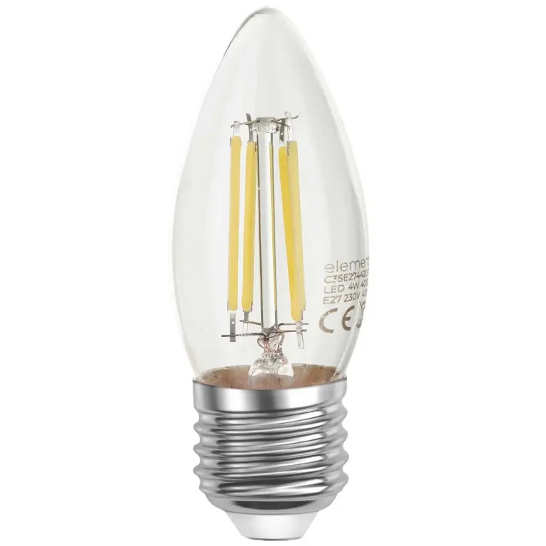 Димируема Led лампа 4W, E27, 400lm, 4000k, C35E27442D-CL-17