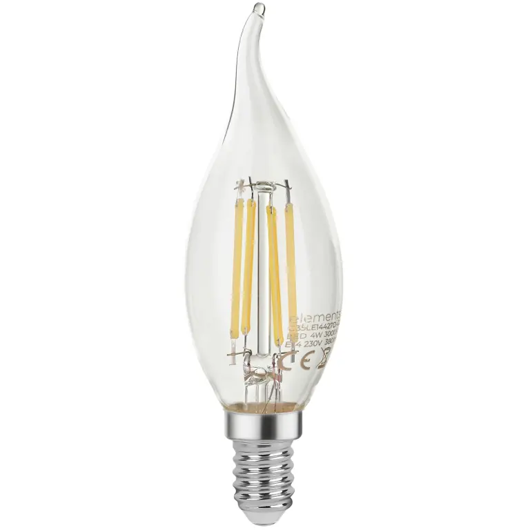 Димируема Led лампа 4W, E14, 380lm, 3000k, C35LE14427D-CL-14