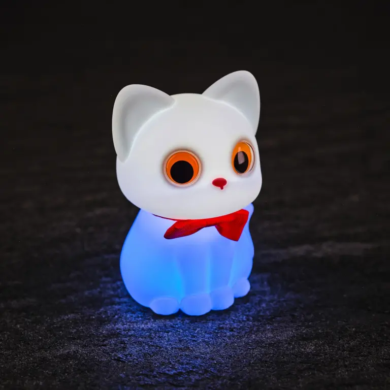 Детска лампа Коте, elbulgaria, 2.5w, 3.7v, usb C, 3000k+RGB, 4568
