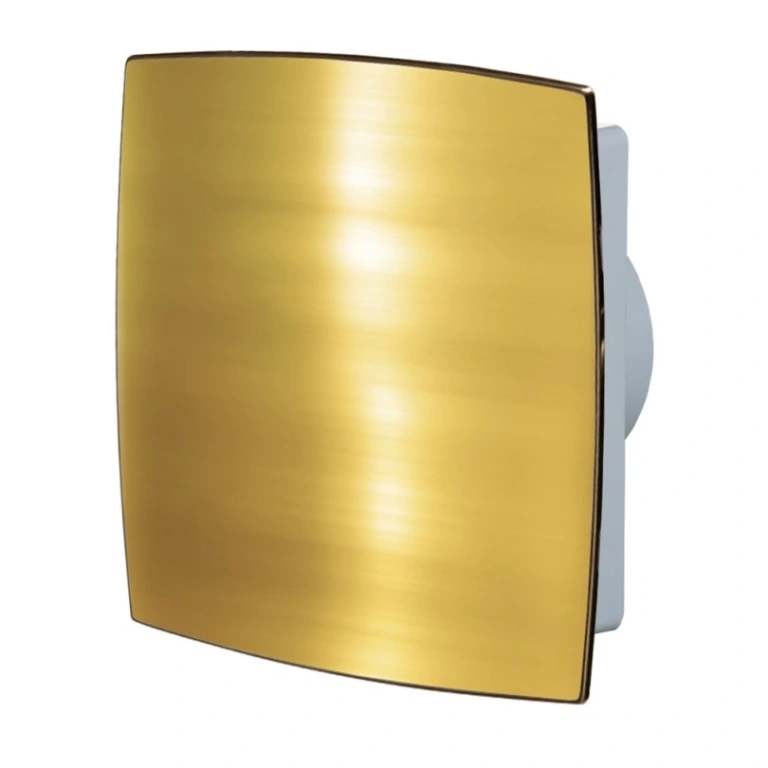 Вентилатор за баня, златен, vents, ф100, 88m3/h, 14w, vents100lda gold