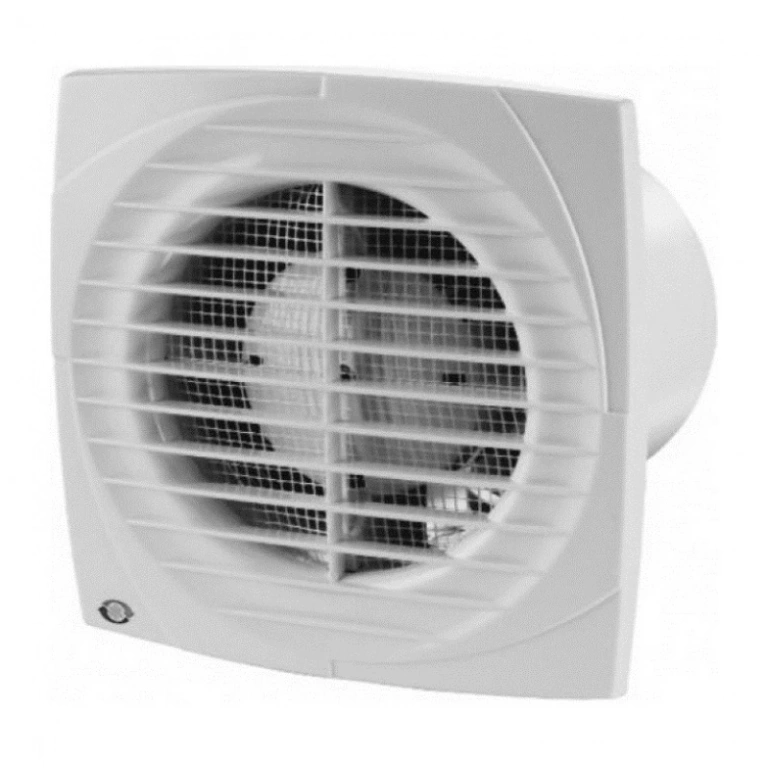 Вентилатор за баня с повишена мощност, бял, vents, ф125, 226m3/h, 24w, vents125d turbo