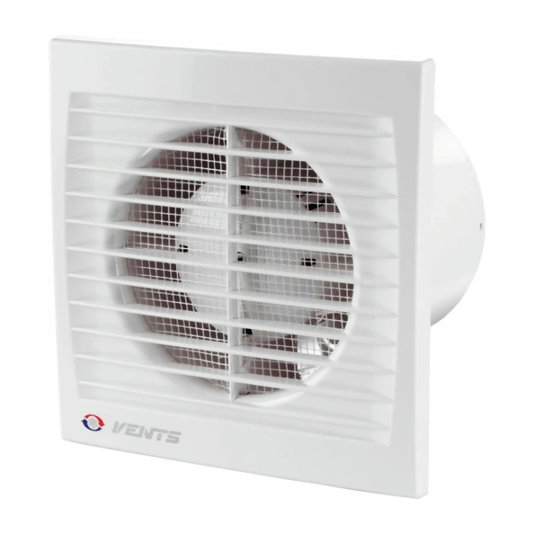Вентилатор за баня с лагери, бял, vents, ф125, 180m3/h, 16w, vents125sl