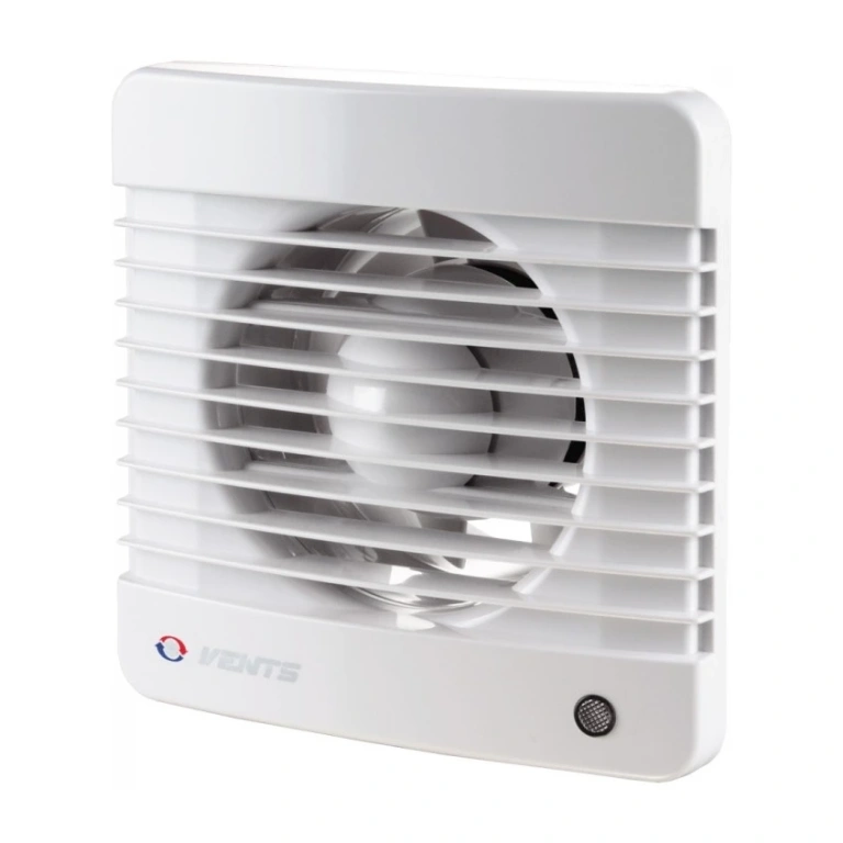 Вентилатор за баня с таймер, бял, vents, ф125, 185m3/h, 16w, vents125mt