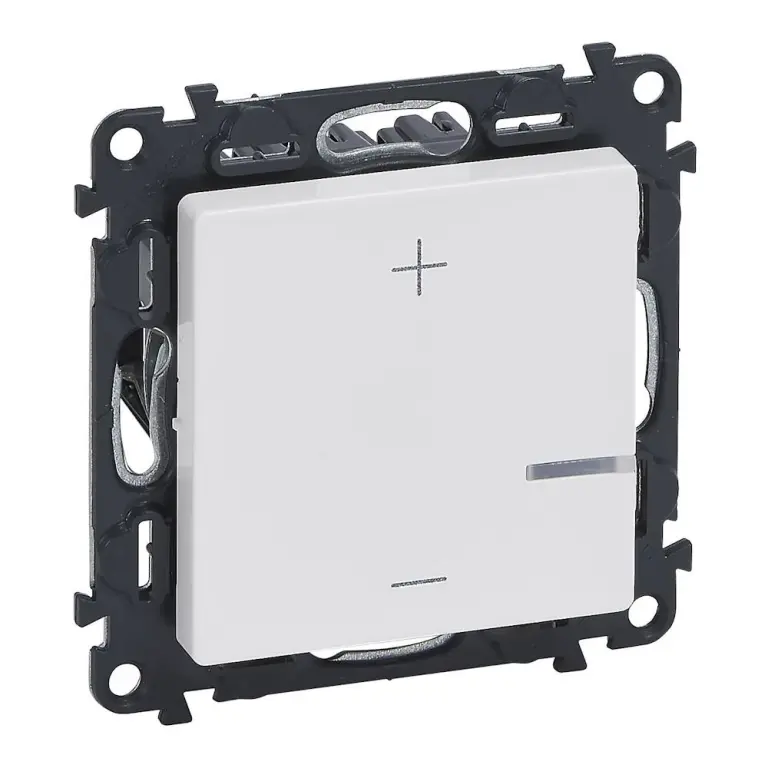 бутонен димер led  5-75W, бял, legrand, valena life, 752162A