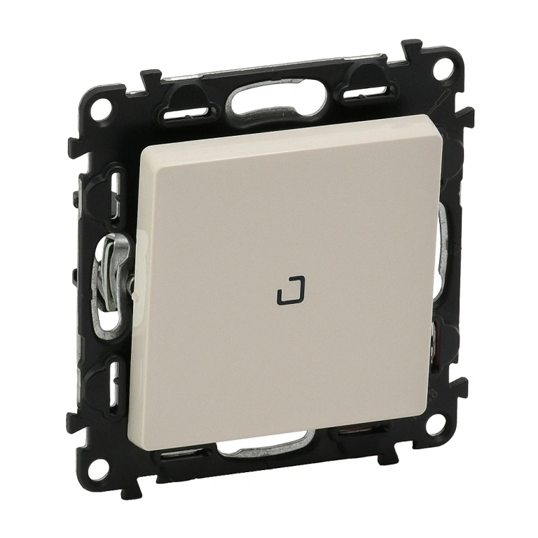 обикновен ключ сх.1, с индикатор led 3ma, крем, legrand, valena life, 752204
