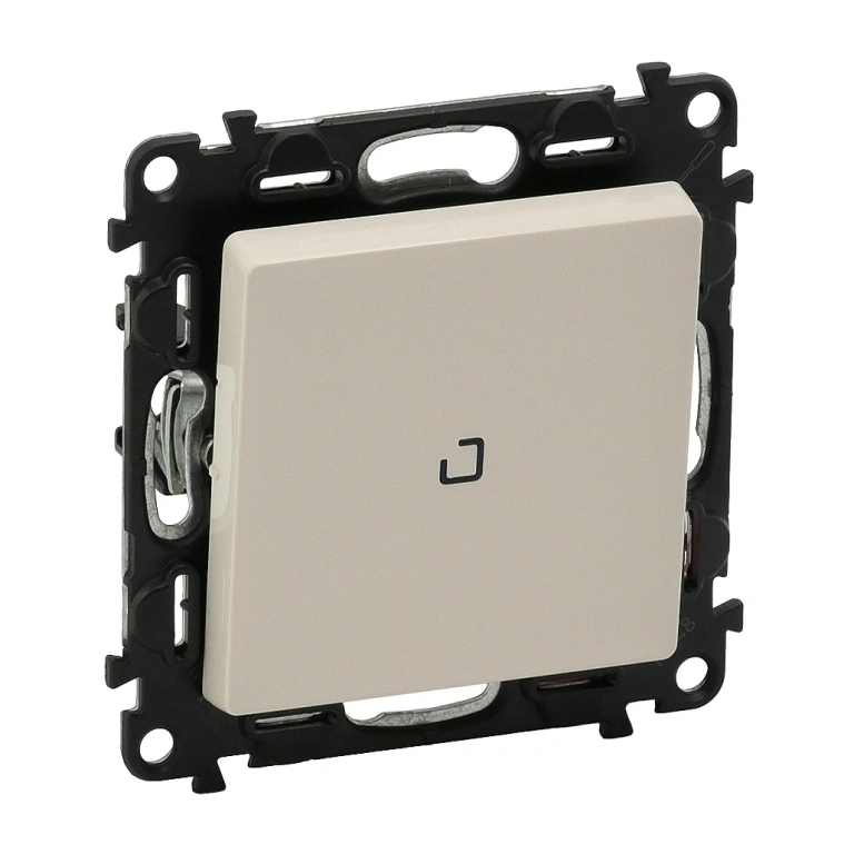 Девиаторен ключ сх.6, подсветка led, 0.15ma, крем, legrand, valena life,  752226 