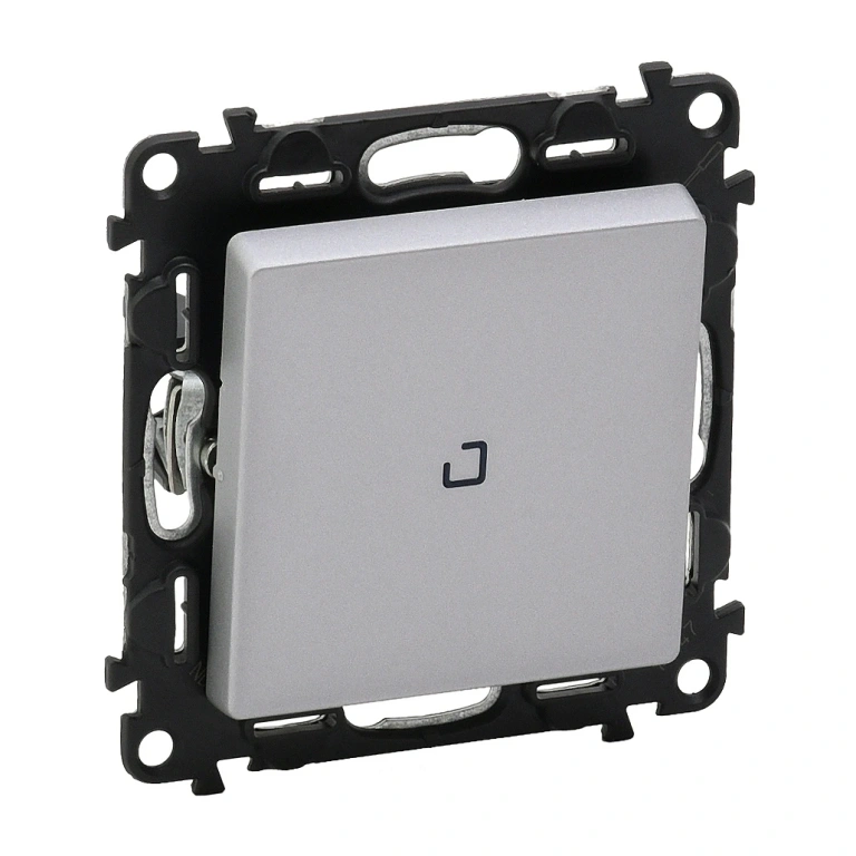 девиаторен ключ сх.6, подсветка led, 0.15ma, алуминий, legrand, valena life,  752326 