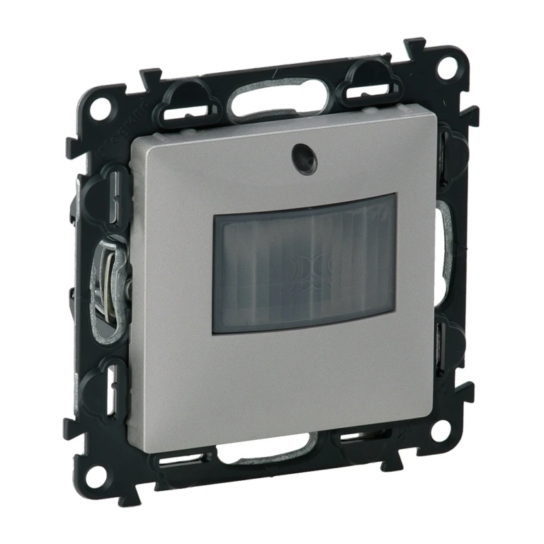 автоматичен ключ без "0" проводник led 3- 100w, алуминий, legrand, valena life, 752370