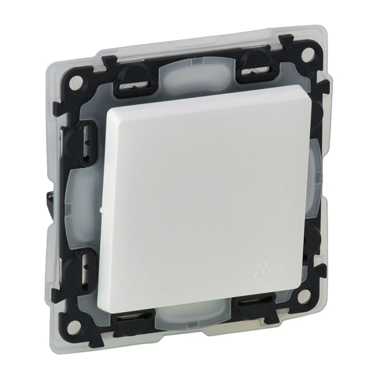 Обикновен ключ сх.1 ip44, бял, legrand, valena life, 752151