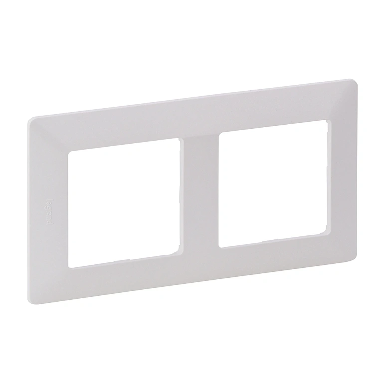 pvc двойна рамка, бяла, legrand, valena life, 754002