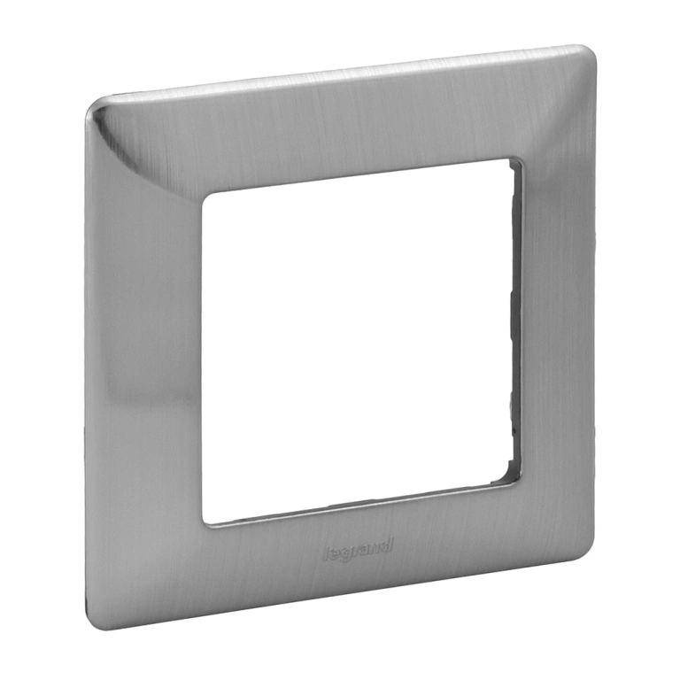 pvc рамка, инокс, legrand, valena life, 754151