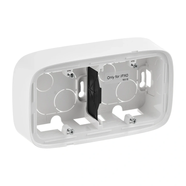 двойна конзола за открит монтаж, бял, legrand, valena allure, 755552