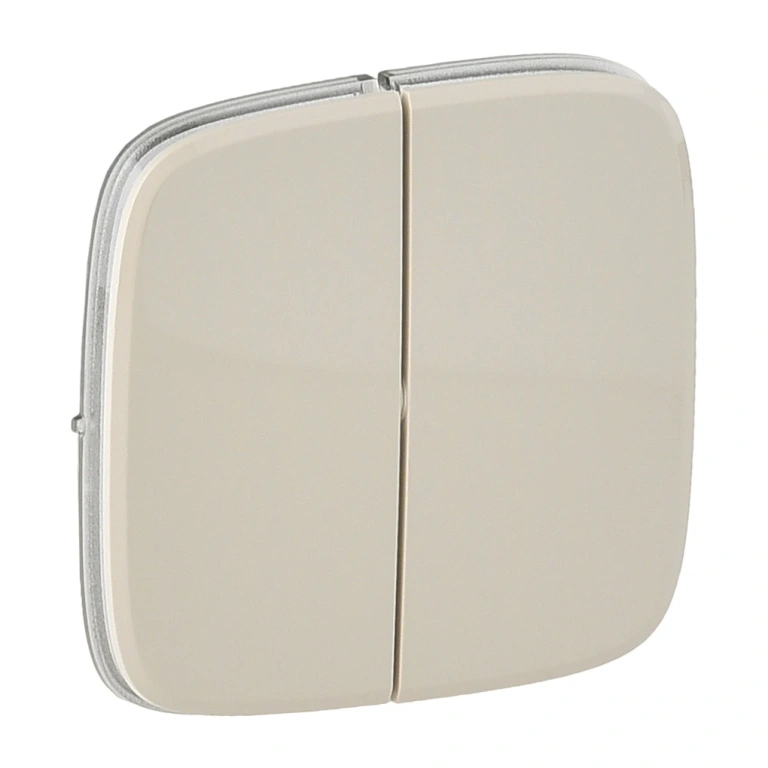 Pvc лицев панел за сериен ключ сх.5, крем, legrand, valena allure, 755026