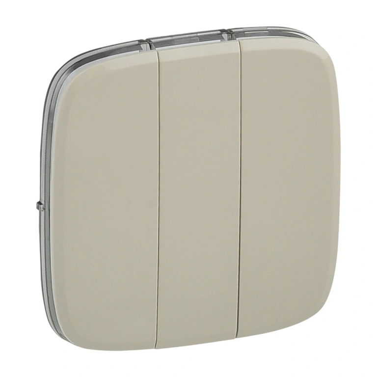 pvc лицев панел за троен ключ, крем, legrand, valena allure, 755036