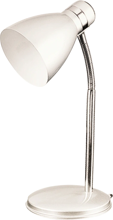 метална работна лампа, white/chrome, rabalux, patric, 1x40w, 4205