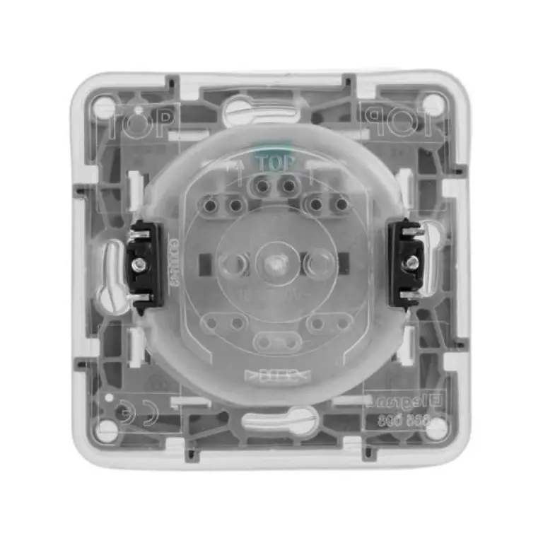 Контакт шуко влагозащитен, ip44, 16а, бял, legrand, niloe, 764531