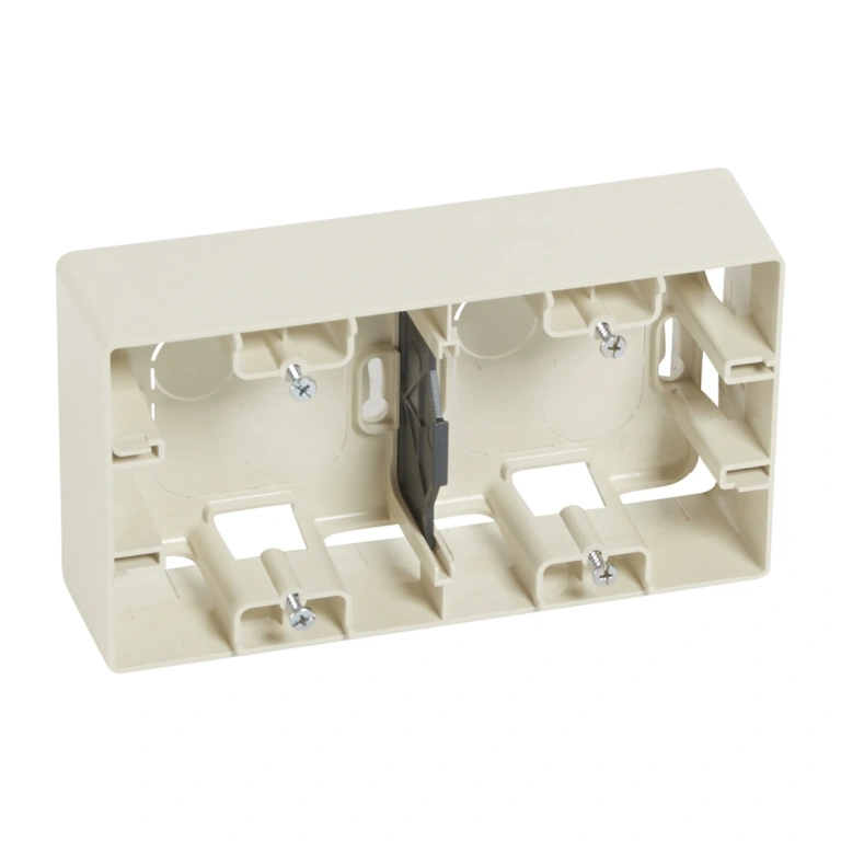 Двойна конзола за открит монтаж, ip21, крем, legrand, niloe, 664899