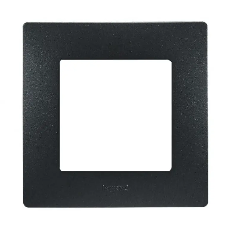 pvc единична рамка, бронз, legrand, niloe, 397031