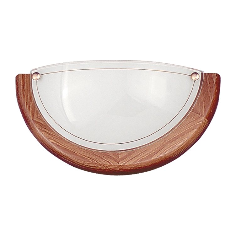стъклен аплик, oak/opal glass, rabalux, ufo, 1x60w, 5407