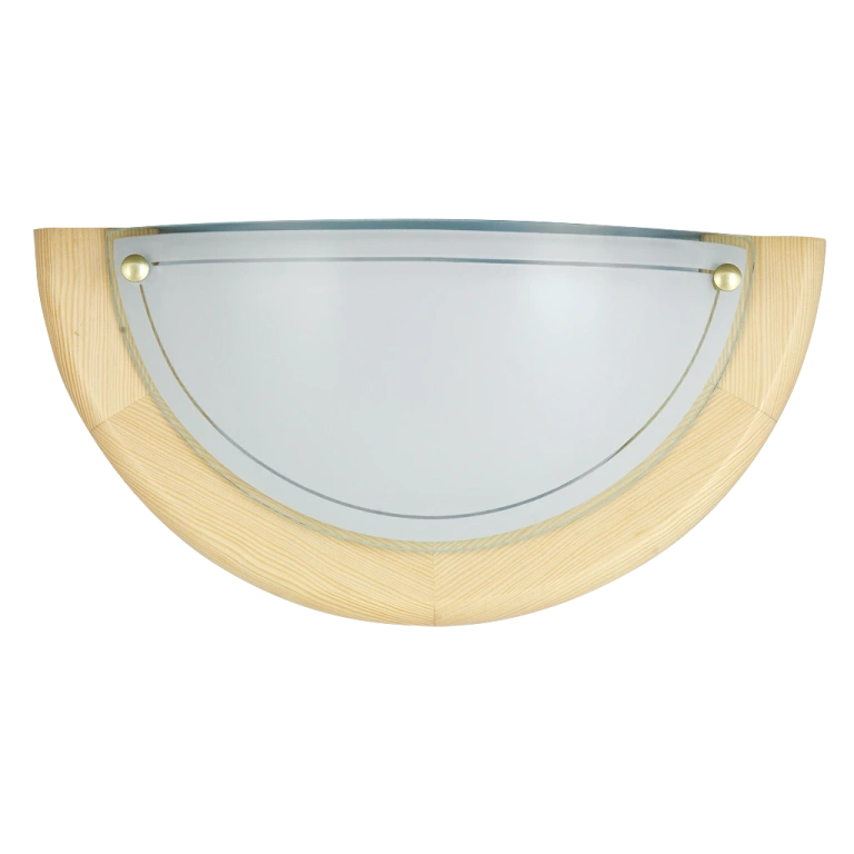 Стъклен аплик, natural/opal glass, rabalux, ufo, 1x60w, 5401