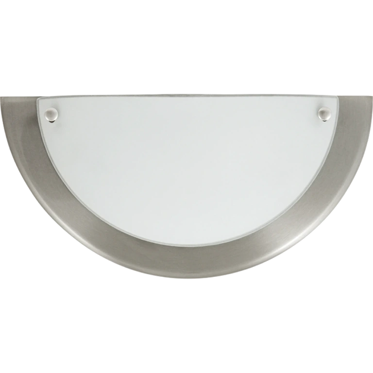 стъклен аплик, satin chrome/white, rabalux, ufo, 1x60w, 5181
