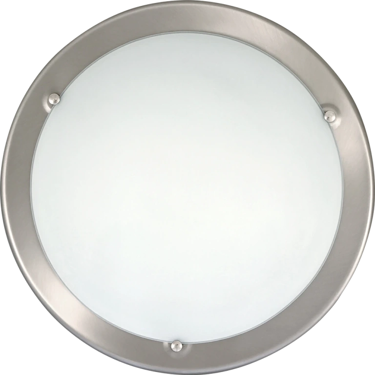 стъклен плафон, satin chrome/white, rabalux, ufo, 2x60w, 5151
