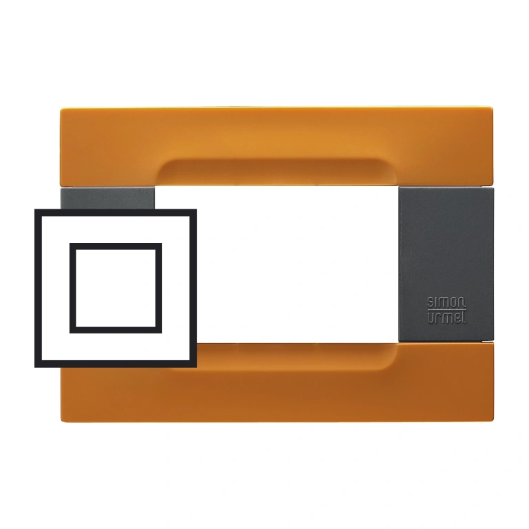 pvc двумодулна рамка, orange san francisco, simon urmet, kadra,10802.30