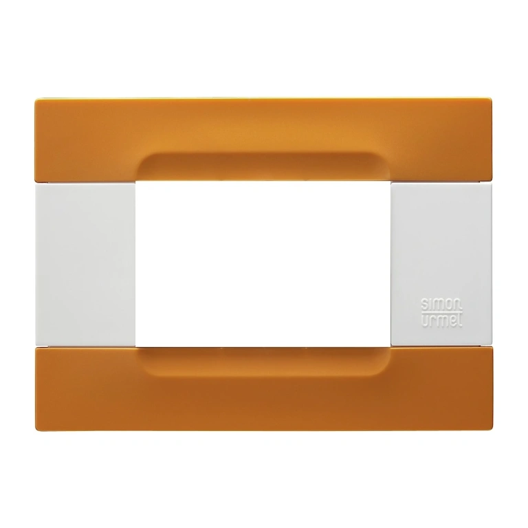 Pvc тримодулна рамка, orange san francisco, simon urmet, kadra,10803.b.30