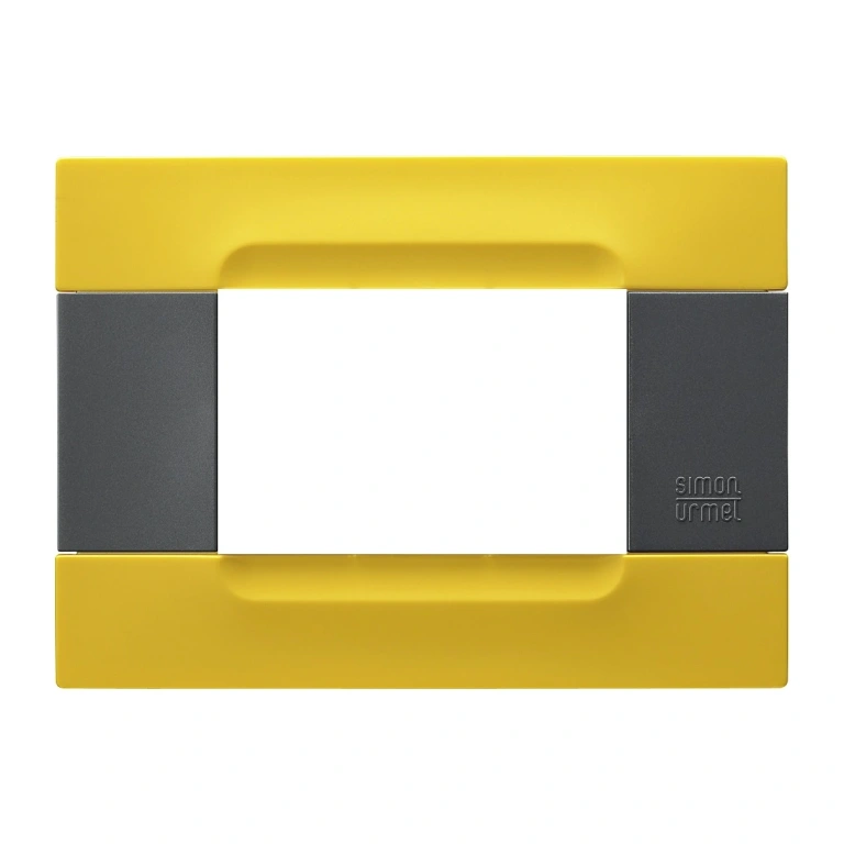 pvc тримодулна рамка, yellow lisbona, simon urmet, kadra, 10803.34