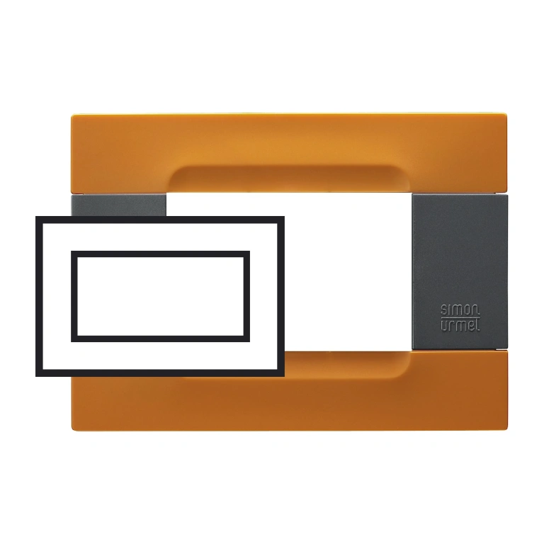 pvc четиримодулна рамка, orange san francisco, simon urmet, kadra,10804.30